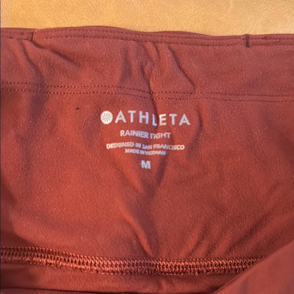Athleta Rust Performance Leggings
